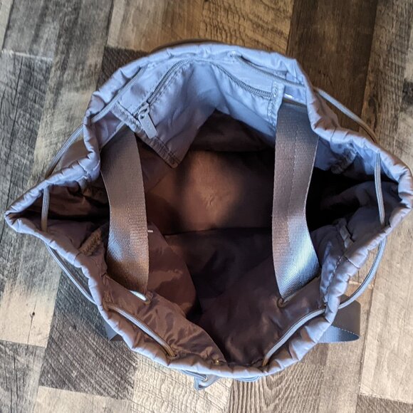 Beyond Yoga Backpack Convertible Gym Bag Grey Big - Picture 3 of 8